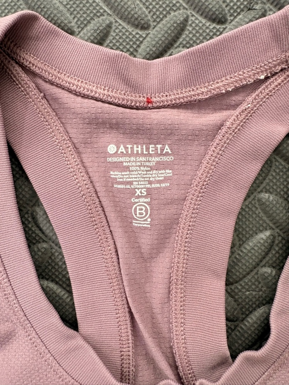 Athleta Light Pink Racerback Performance Tank - Picture 3 of 5